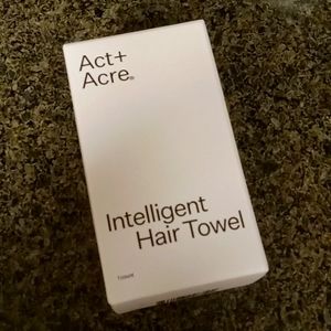 NIB Act + Acre Intellegent Hair Towel